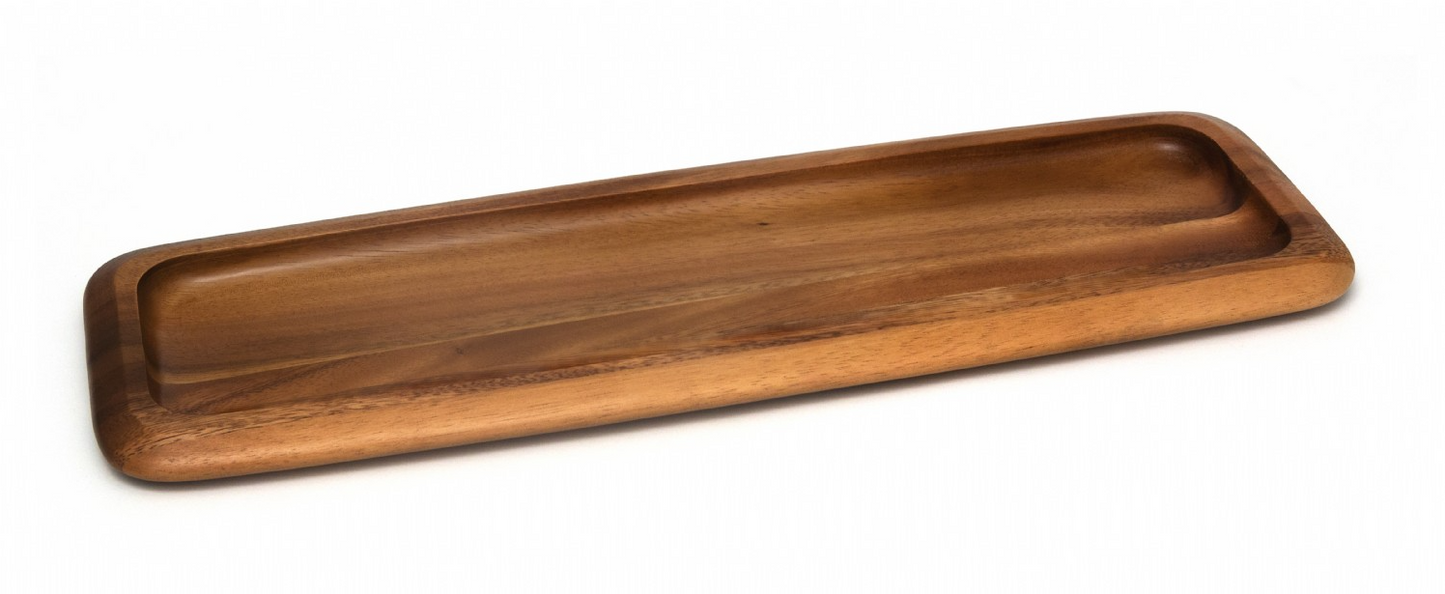 Acacia Narrow Serving Tray 18.25x6x0.75