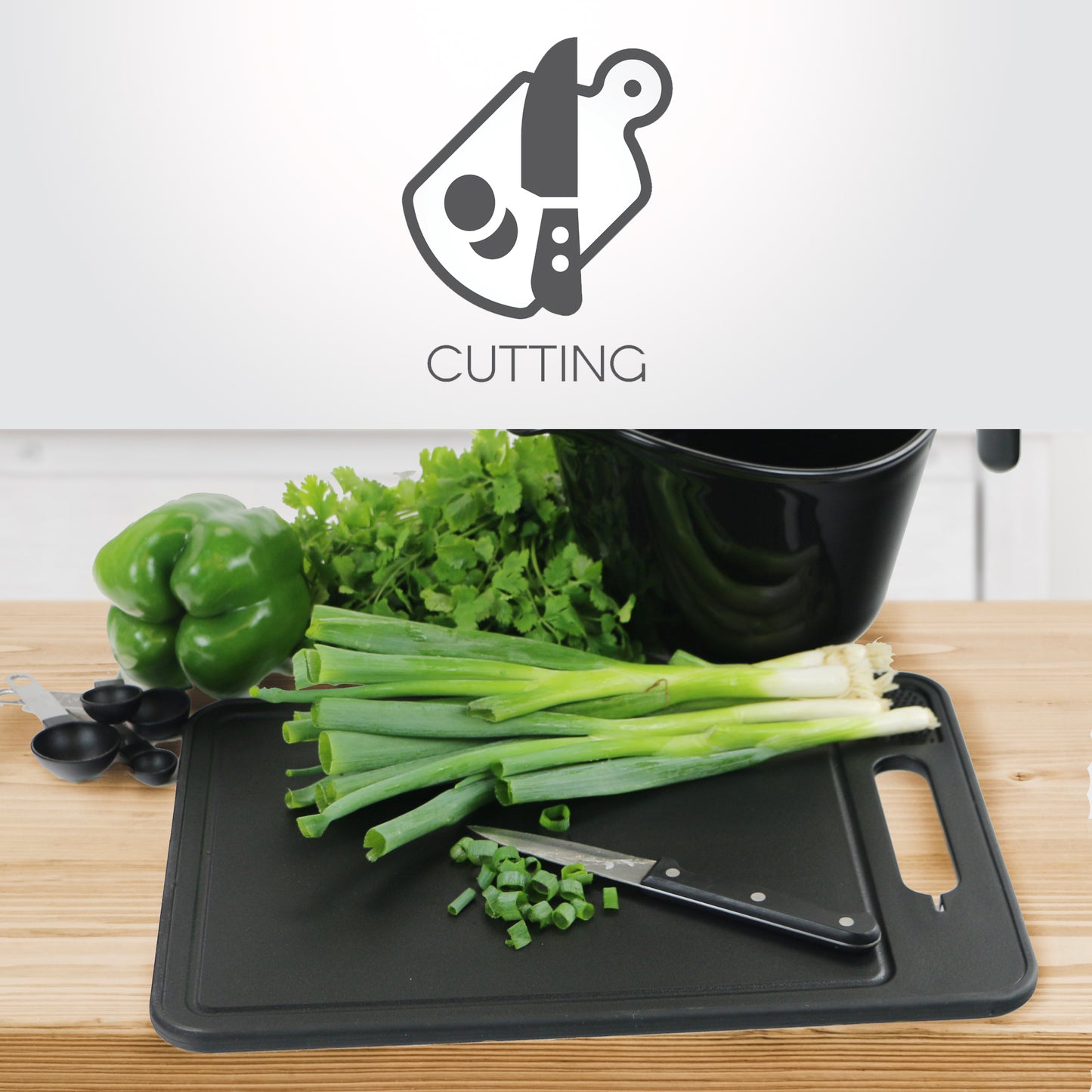 Cutting Board Defrost Tray - Black
