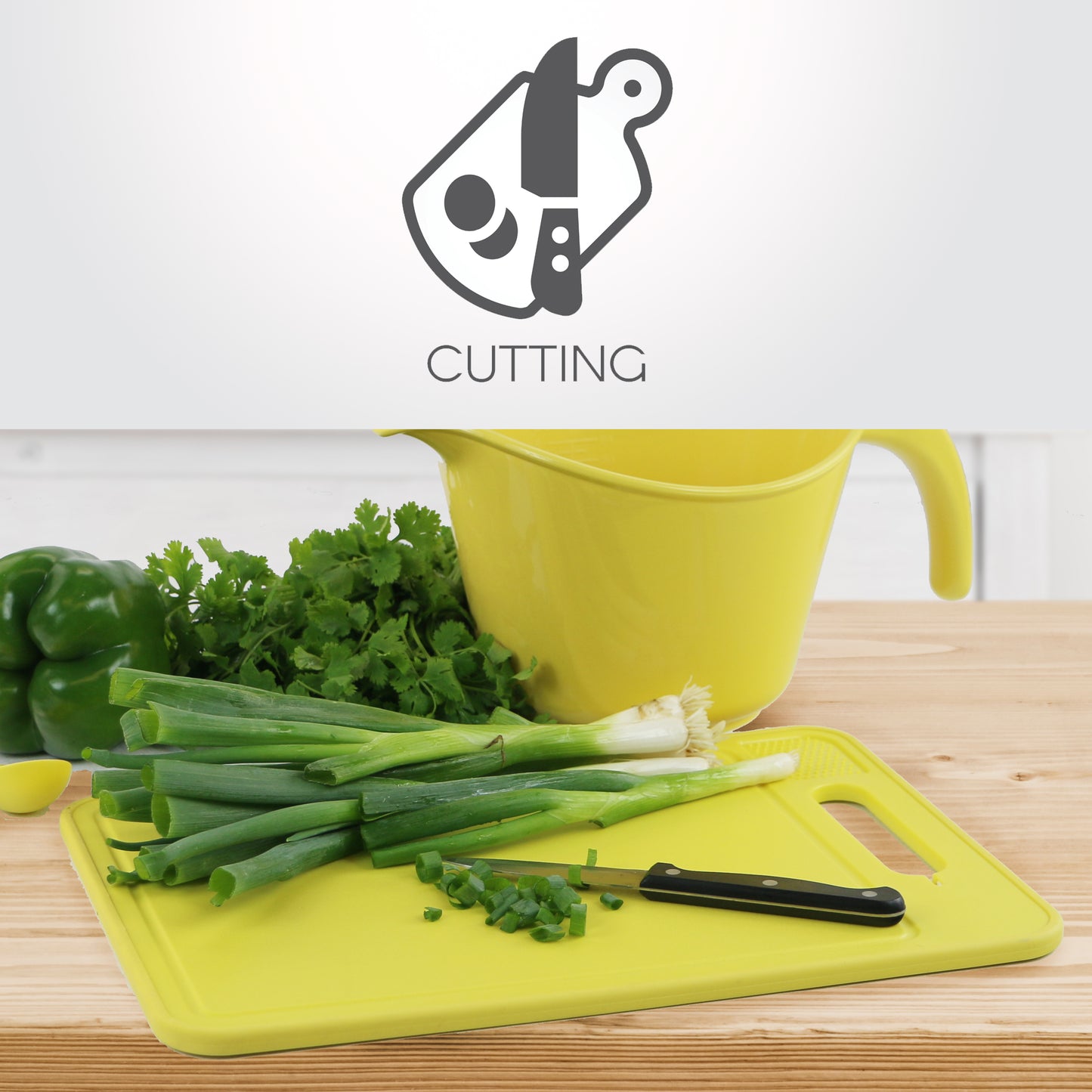 Cutting Board Defrost Tray - Lemon