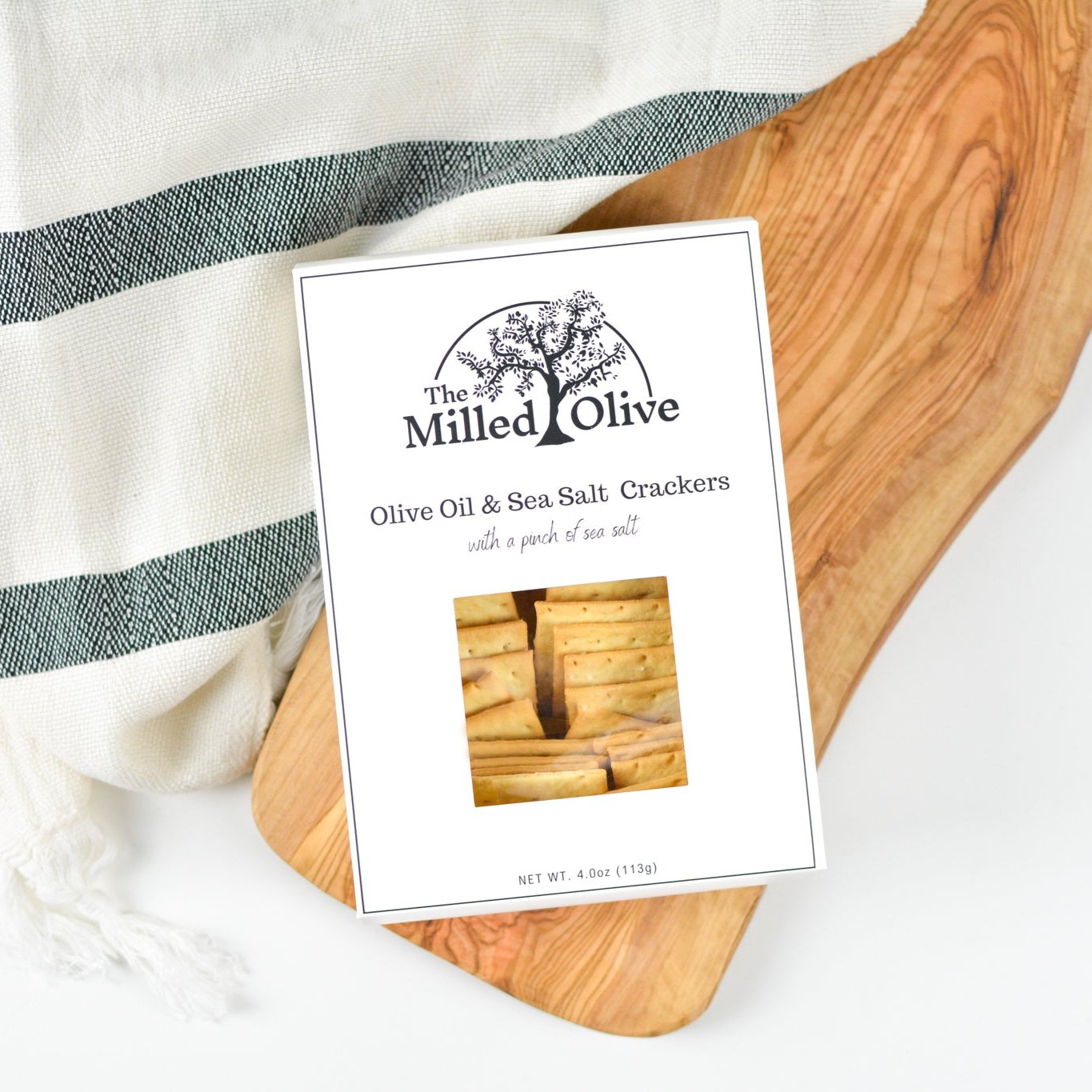 Olive Oil & Sea Salt Crackers