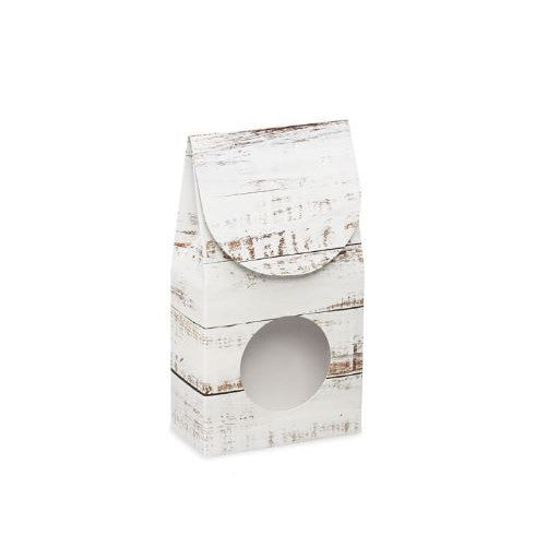 Distressed White Wood Look Window Box