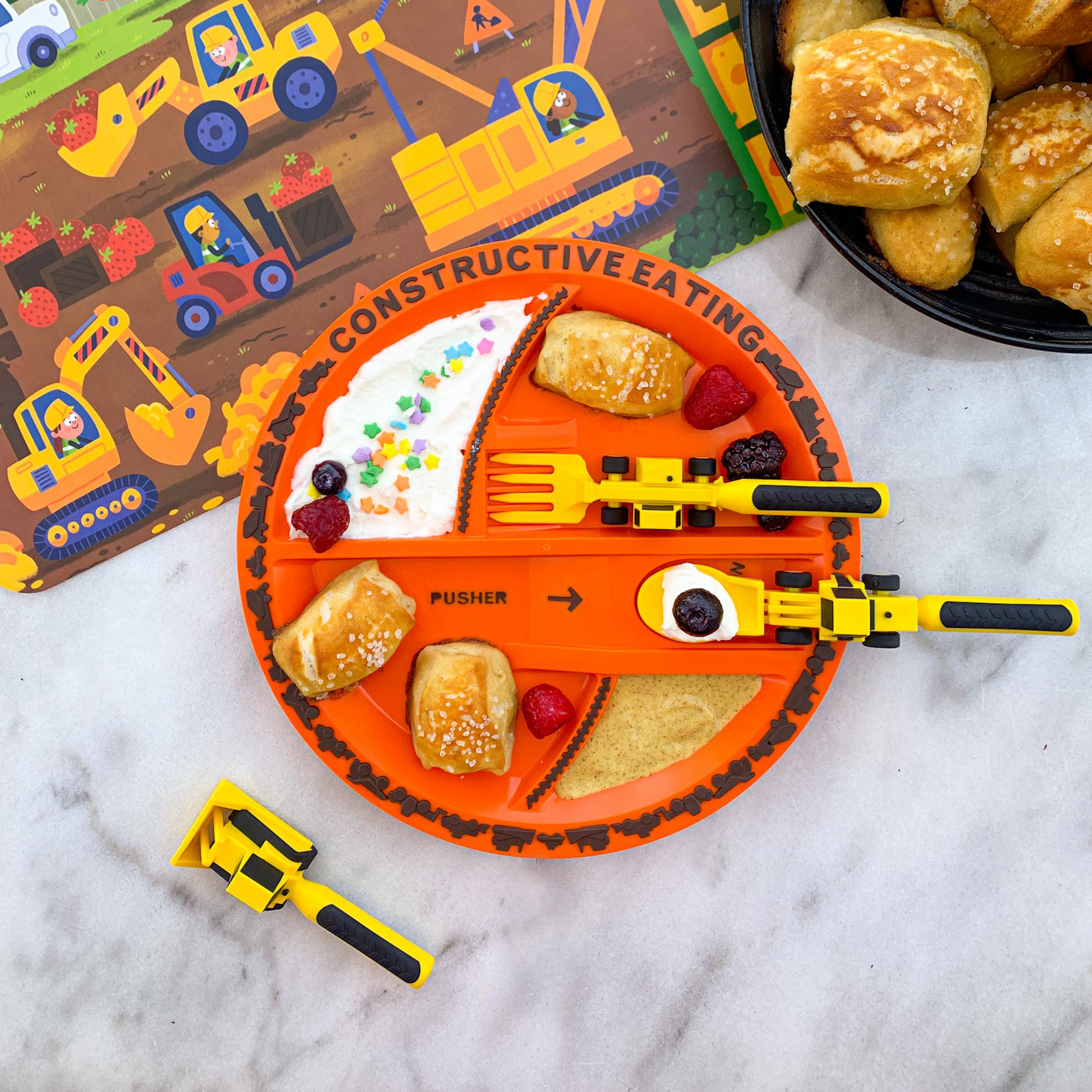 Plate Construction Orange