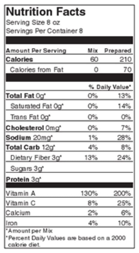 Meridian Minestrone Soup