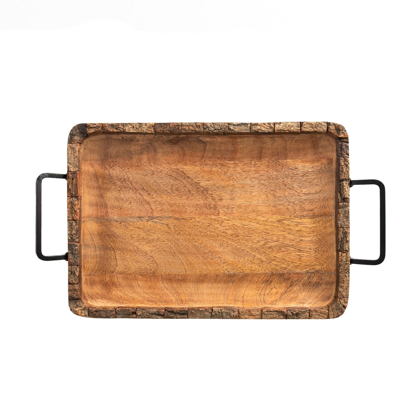 Rustic Farmhouse Live Edge Tray 14X10X1