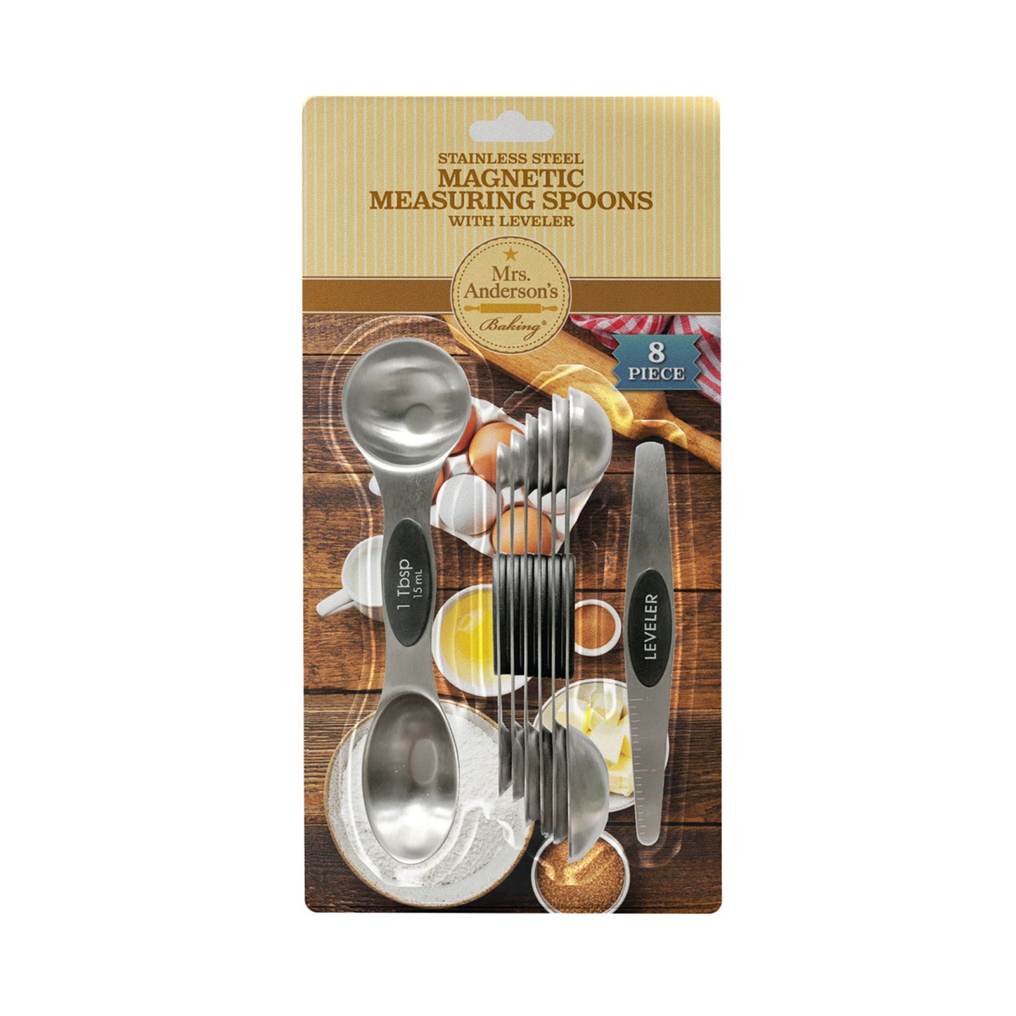 Magnetic Measuring Spoons w/Leveler