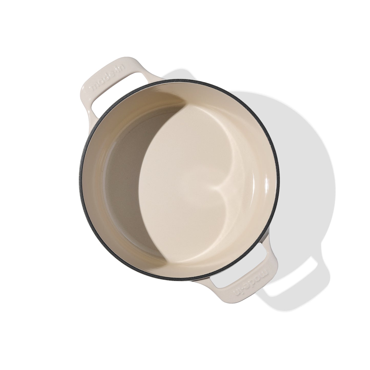 MI Dutch Oven Round 5.5qt Ant. White