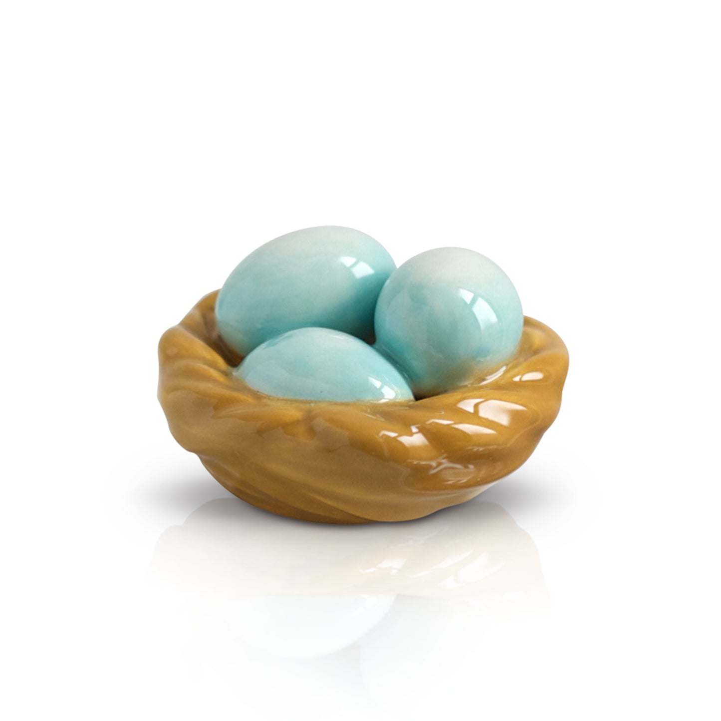NF Mini Robin's Egg Blue - Nest w/Eggs