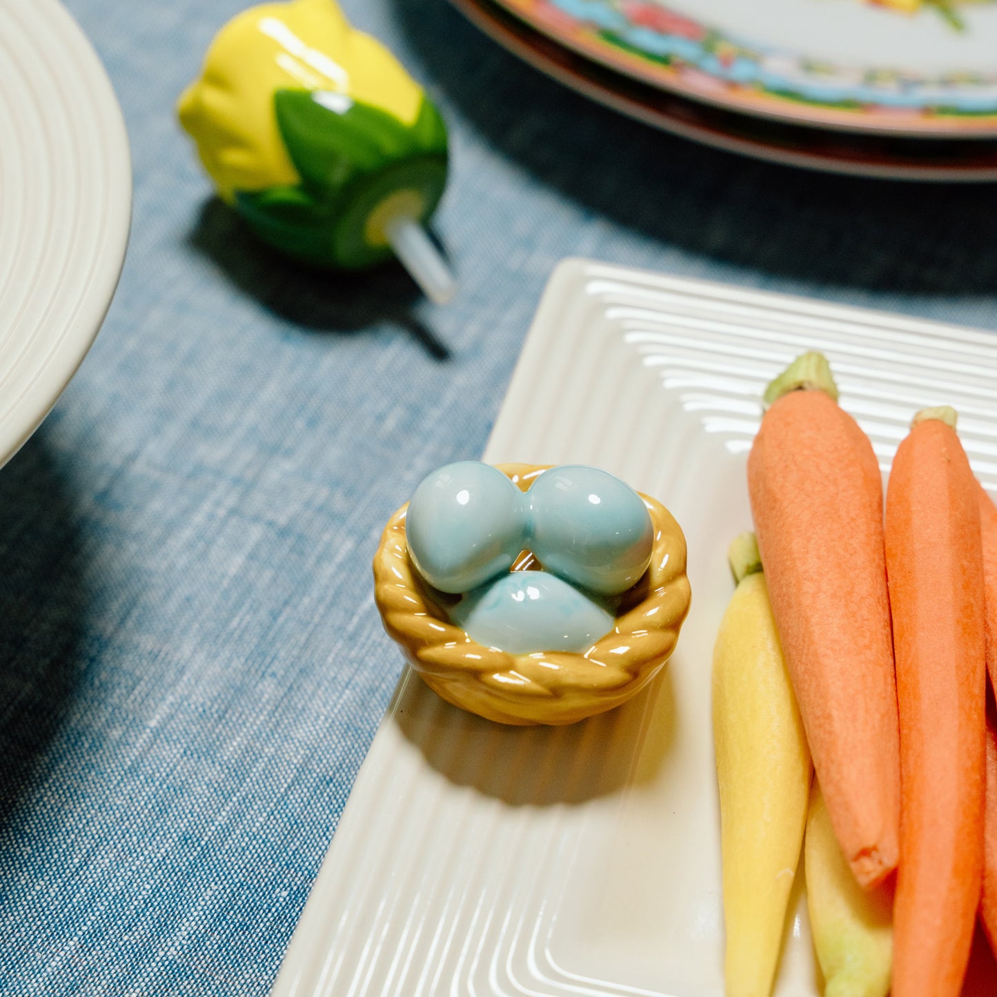 NF Mini Robin's Egg Blue - Nest w/Eggs