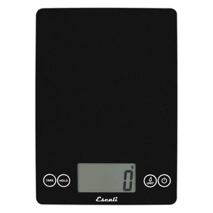 Escali Arti Glass Digital Scale - Black