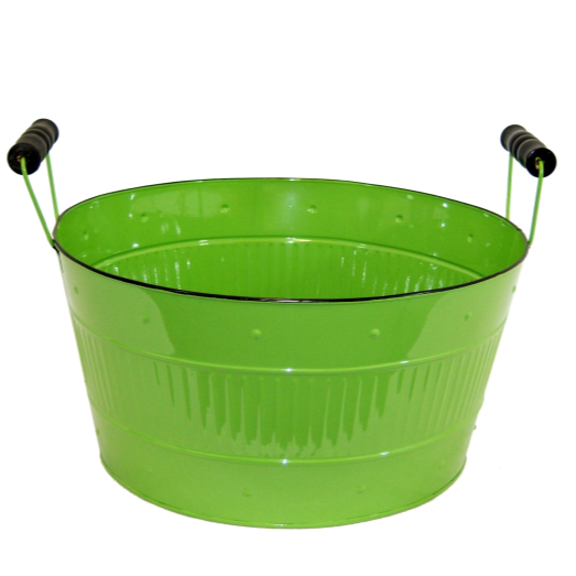 Round Tub Lime Green 10x5.5