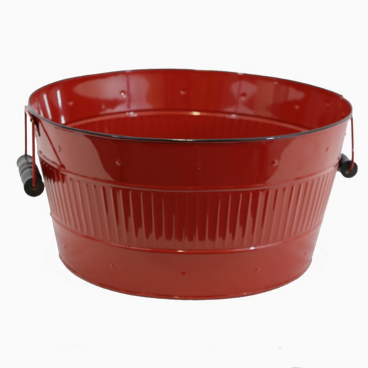 Round Tub Red 10x5.5