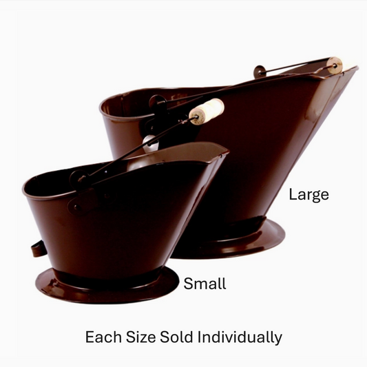 Coal Bucket Enamel Brown - Sm