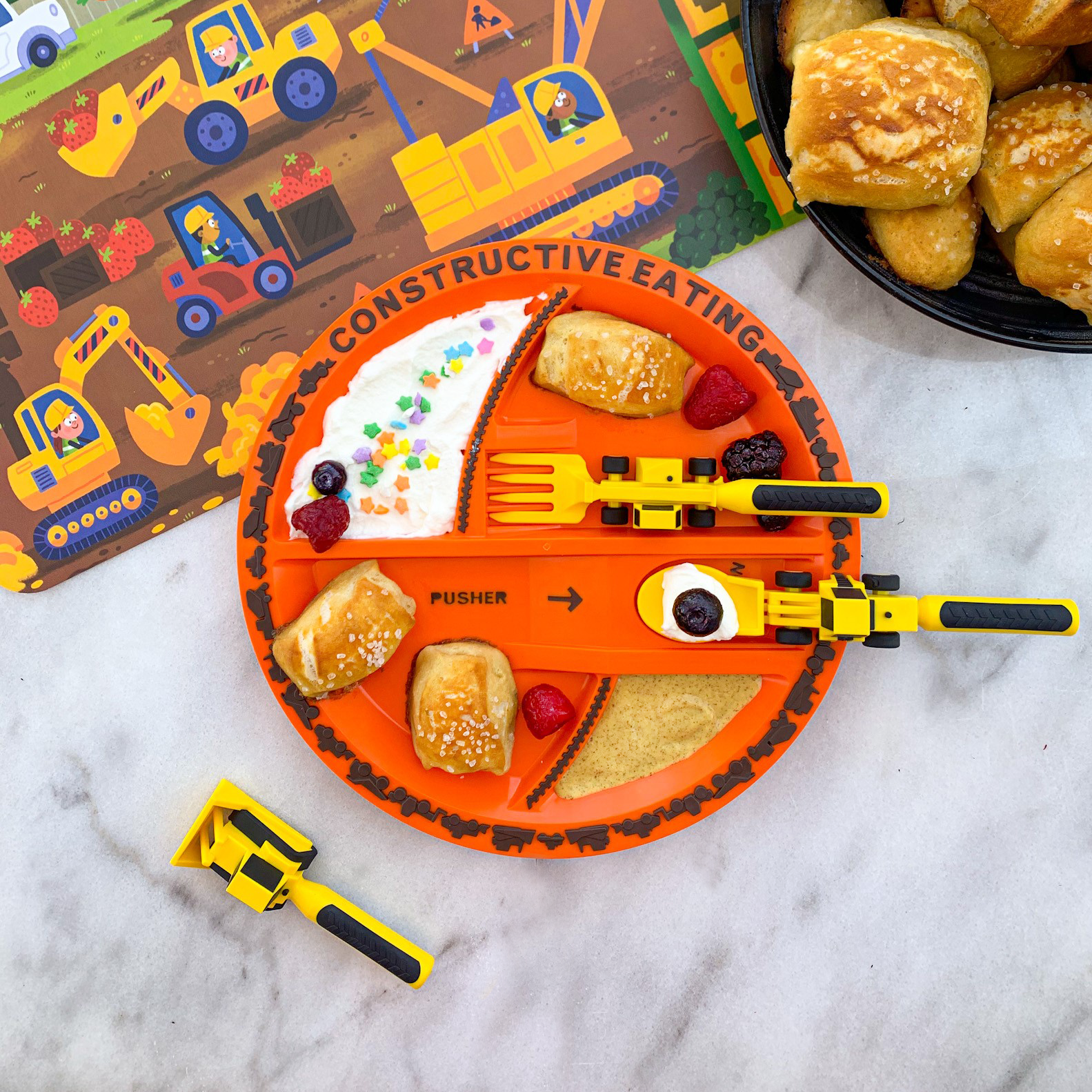Plate Construction Orange