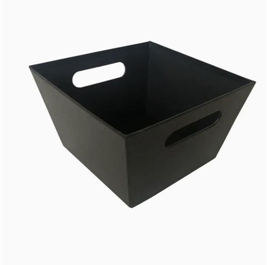 Square Black Texture Market Tray 8"