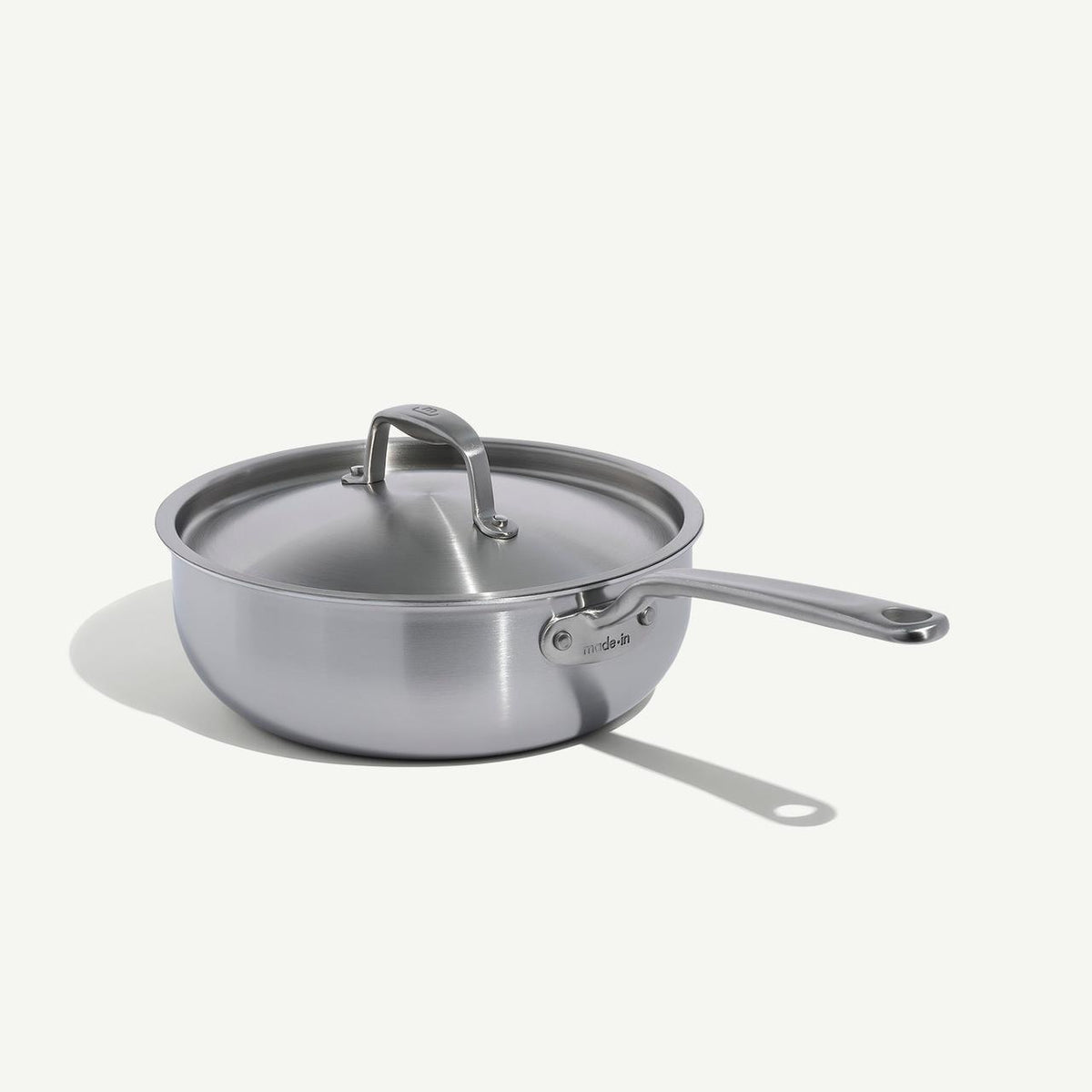 MI Stainless Clad Saucier w/Lid 3qt
