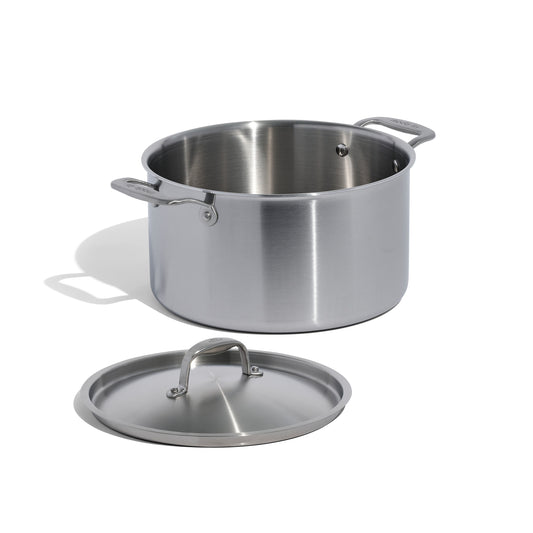 MI Stainless Clad Stock Pot w/Lid 8qt
