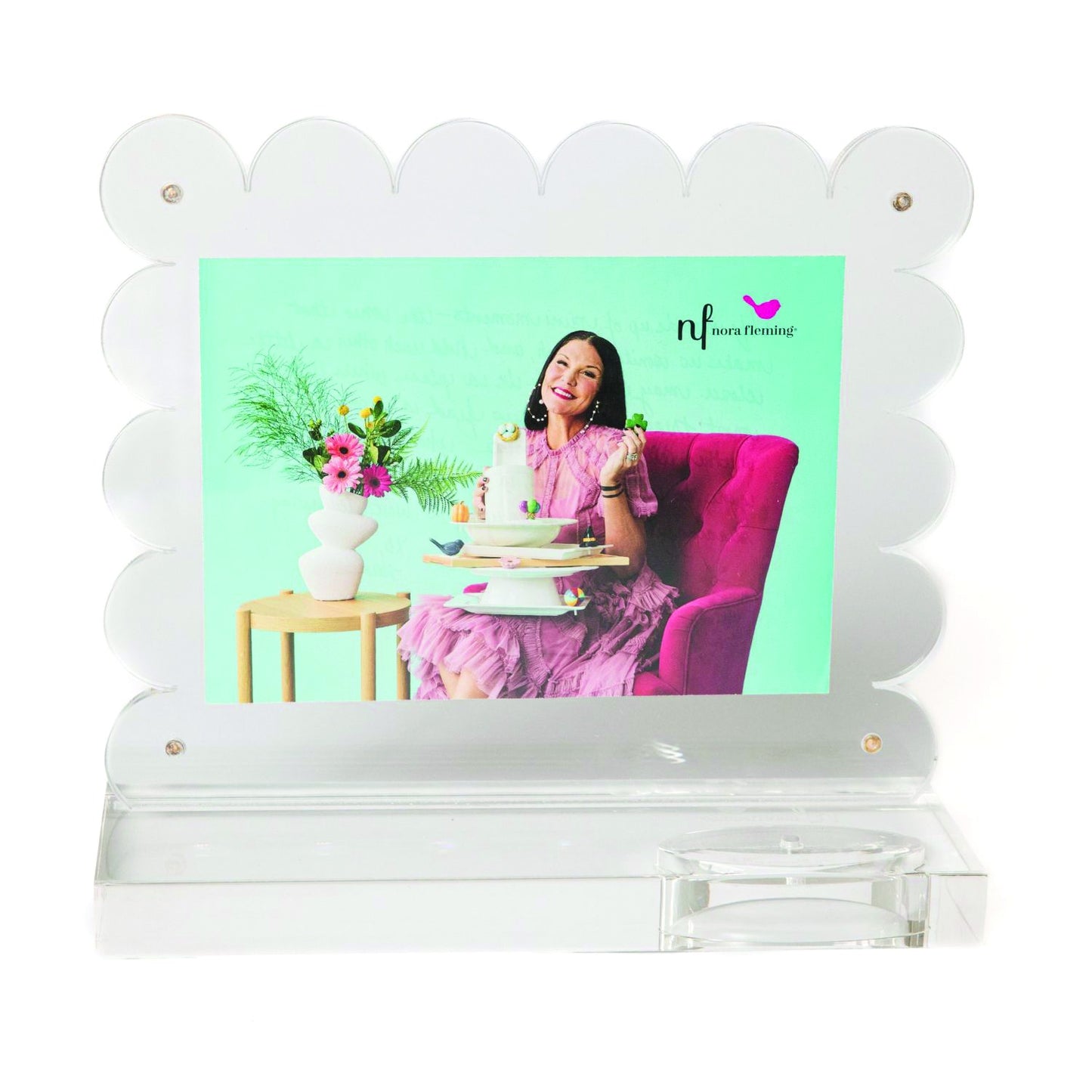 NF Scalloped Acrylic Frame