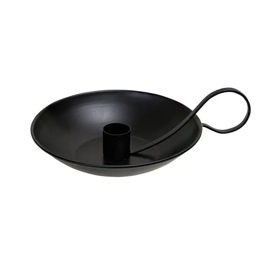 Colonial Taper Holder Black