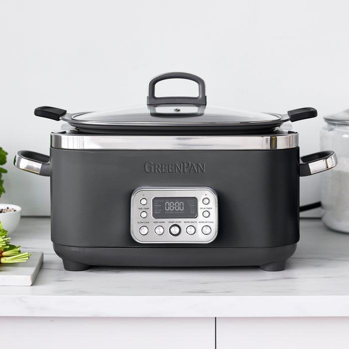 GP Elite 6QT Slow Cooker - Graphite
